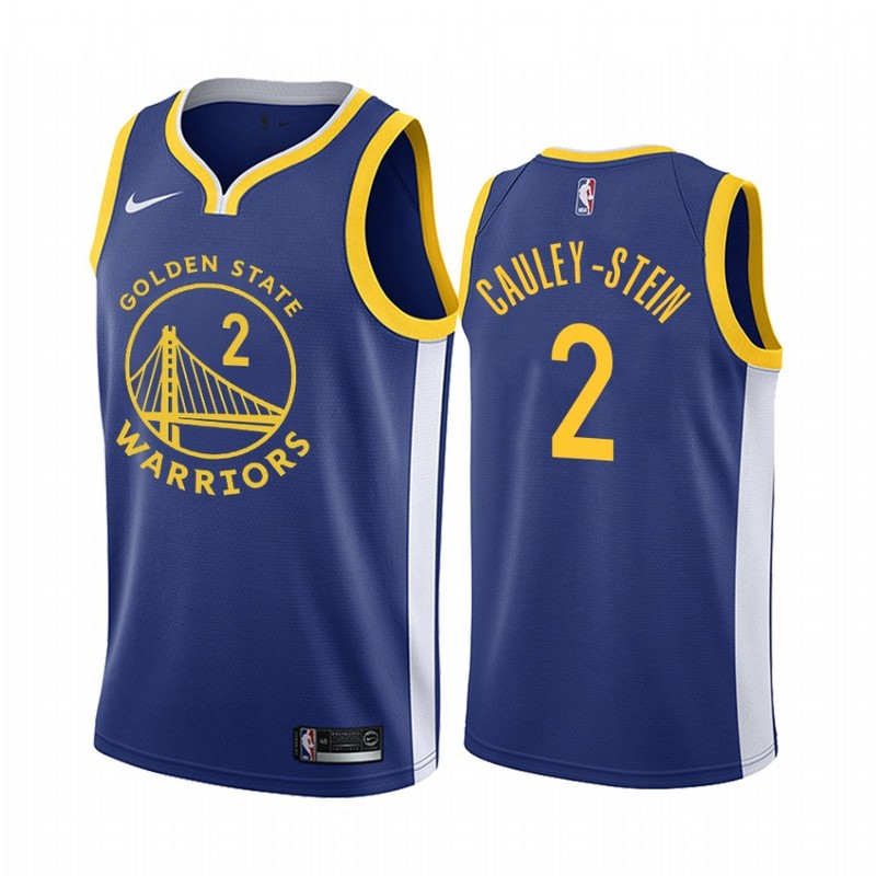 Men Golden State Warriors #2 Gauley Stein Game blue new Nike NBA Jerseys->milwaukee bucks->NBA Jersey